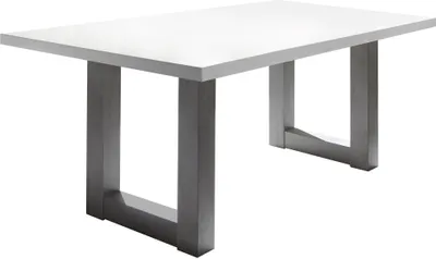 Produktbild von Esszimmertisch Eila 4 140 x 90 x 75 Esstisch Graphit/Weiß Matt Lack 13356-140