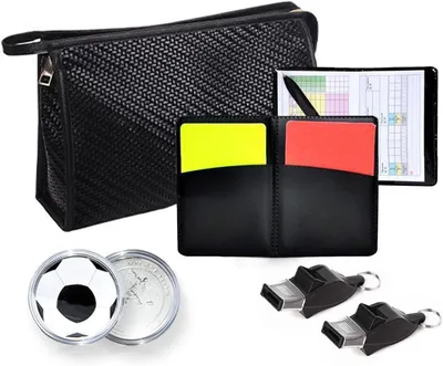 Produktbild von Solidchoice – Fußballschiedsrichter-Set mit Pfeife und Karten