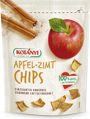 Produktbild von Kotanyi Apfel Zimt Chips luftgetrocknet natürlich fruchtig 40g