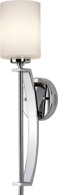 Produktbild von Elstead Taylor LED Wandleuchte G9 49cm Poliertes Chrom IP44