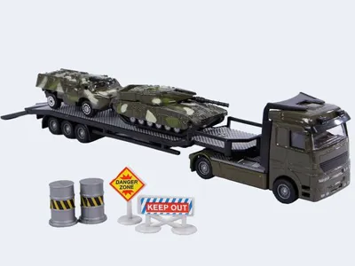 Produktbild von Militär Sattelschlepper mit 2 Panzer 25cm 1:60