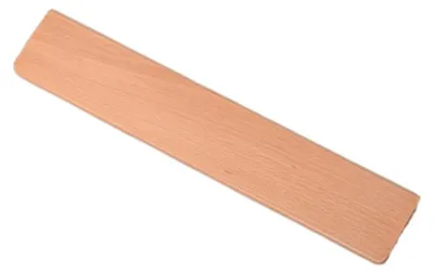 Produktbild von Handgelenkauflage aus Holz mit Sockel, ergonomische Handgelenkauflage zur Schmerzlinderung