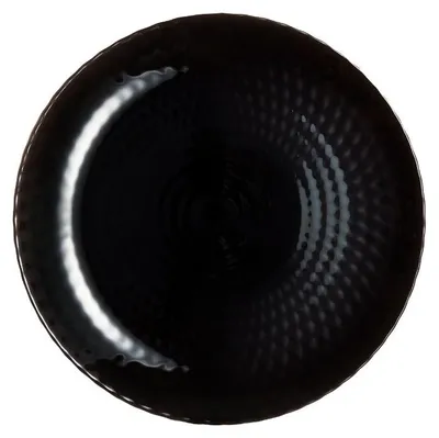 Image de 6 assiettes à dessert noires 19 cm Pampille - Luminarc