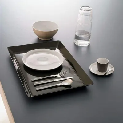 Tafellefel 6er-Set, Edelstahl 18/10, silber, 19 cm