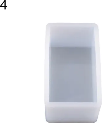 Produktbild von DIY -Epoxid Silikonform handgefertigter Rechteckhalter Ornament Tischdekoration-4 Quader