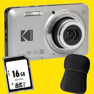 Produktbild von Kodak Pixpro FZ55 silber Digitalkamera Großes