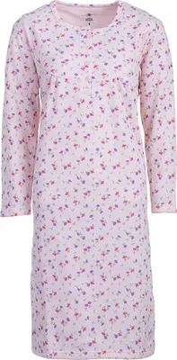 Produktbild von Thermo Nachthemd - Blümchen, Farbe:rosa, Größe:XL