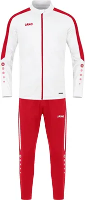 Produktbild von JAKO Unisex Trainingsanzug Polyester Power, Farbe:weiß/rot, Größe:4XL