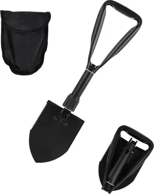 Productafbeelding van Famanu Klapspade 10-in-1 Multifunctioneel - Opvouwbare spade met tas, geschikt voor kamperen en outdoor activiteiten