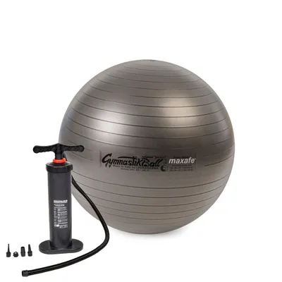 Immagine prodotto di Palla da ginnastica Original Pezzi® MAXAFE con pompa a piede - antracite