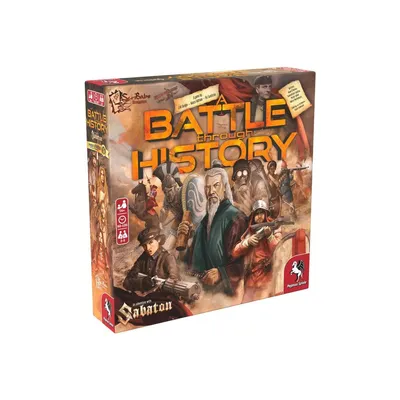 A board game box with historical figures depicted on the front.