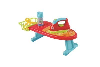 Produktbild von Bügelland + Bügeleisen Set Kinder Bügel Station mit Bügeltisch und Korb + Bügel