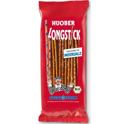Zdjęcie produktu dla Huober organiczne chrupiące precle z solą morską 125g