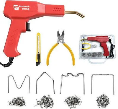 Produktbild von Kunststoff-Heftgerät mit Zubehör, 80W, Pro-Tech TOOLS 40129