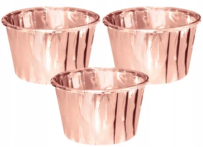 Produktbild von PartyPal Muffinförmchen Rosa-Gold 20 Stück