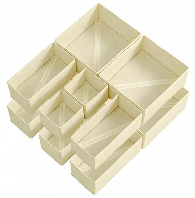 Image de Solidchoice - Ensemble de 12 organisateurs de tiroirs pour un rangement flexible