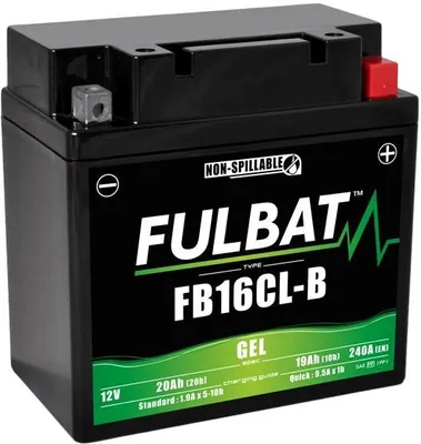 Image de Batterie FULBAT FUL GEL - FB16CL-B / YB16CL-B (au gel, sans entretien)