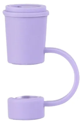 Produktbild von 12-mm-Trinkhalmkappe aus lebensmittelechtem Kunststoff, wiederverwendbar, staubdicht, einfarbig, Mini-Universal-Glasstrohhalmspitze, Verschlusskappe, Schutz, Küchenzubehör