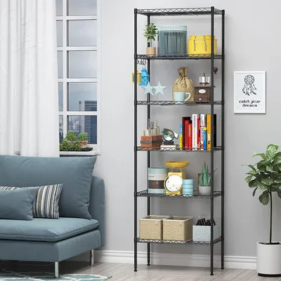 Imagen del producto de Estantería metálica de 6 niveles, independiente, de 21,26 x 11,42 x 62,99 cm, para la cocina