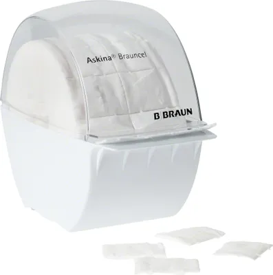 Produktbild von Askina Brauncel Zellstofftupfer Spender Box 1 St