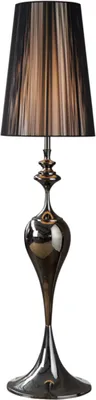 Produktbild von riess-ambiente Edle Design Stehlampe LUCIE 160cm schwarz Barock Stil Stehleuchte Wohnzimmerlampe Lampe