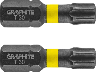 Zdjęcie produktu dla GRAPHITE Bity udarowe TX30 x 25 mm, 2 szt.