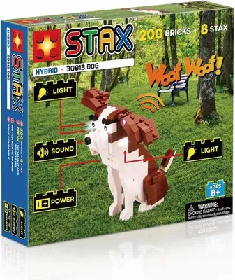 Produktbild von Stax Light Dog Bausatz 200 Teile für Hunde