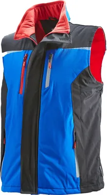 Immagine prodotto di TERRAX WORKWEAR Gilet da lavoro per uomo, Royal/Red, taglia:2XL, colore:Royal/Red