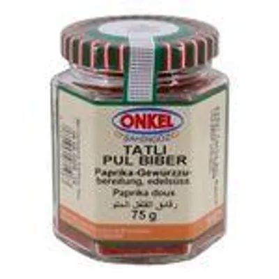 Onkel Şahingöz Tatlı Pul Biber – Paprika-Gewürzzubereitung, edelsüß (75 g)