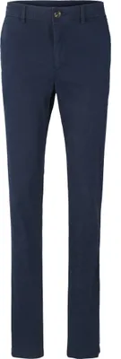 Produktbild von Tom Tailor Hose Unifarbene Slim Fit Chinohose Travis mit seitlichen Eingrifftaschen, Gürtelschlaufen und Paspeltaschen