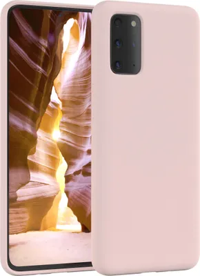 Produktbild von EAZY CASE Silikonhülle für Samsung Galaxy S20 Plus / S20 Plus 5G Silikon Backcover Schutz in Rosa