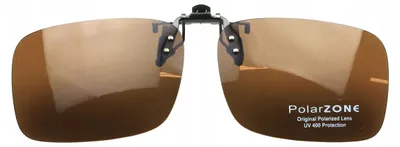 Produktbild von PolarZONE NPZ305-2-BRAZOWE Polarisierende Sonnenbrillen-Aufsätze Braun
