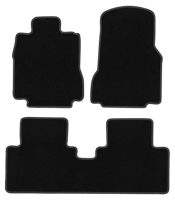 Produktbild von Velours-Fußmatten für Mercedes A W168 1997-2005 (Schrägheck) – 3-tlg, Schwarz, passgenau – Wielganizator BASIC
