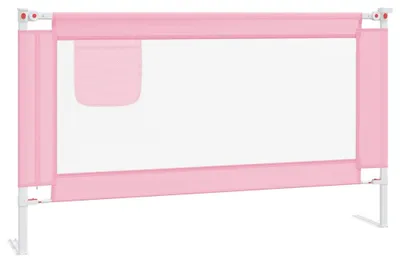 Produktbild von vidaXL Kleinkind-Bettschutzgitter Rosa 140x25 cm Stoff