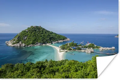 Produktbild von MuchoWow® Poster Inseln vor der Küste von Ko Tao Thailand 180x120 cm - Fotoplakat