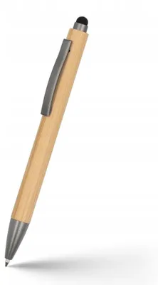 Produktbild von Keandre Bambus Touch Pen Kugelschreiber mit Metallclip