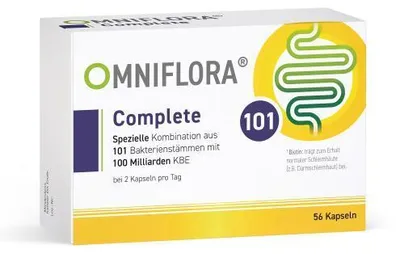Obrázok produktu pre Omniflora Complete 101 – 100 miliárd kolóniotvorných jednotiek 56 ks