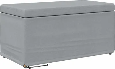 Productafbeelding van Kruk Lichtgrijs 81 x 41 x 40 cm Stof en Geëngineerd Hout
