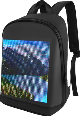 Produktbild von LED-Farbbildschirm, anpassbarer Rucksack, Reisetasche, Schultasche fuer Maenner, Frauen, Studenten