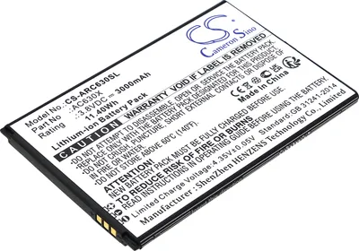 Produktbild von TECHTEK Akku Kompatibel mit [Archos] Oxygen 63 Ersetzt AC630X