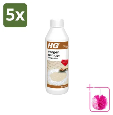 Produktbild von 5 x HG Fugenreiniger Konzentrat - 500 ml - Sparpackung - 5 Stücke