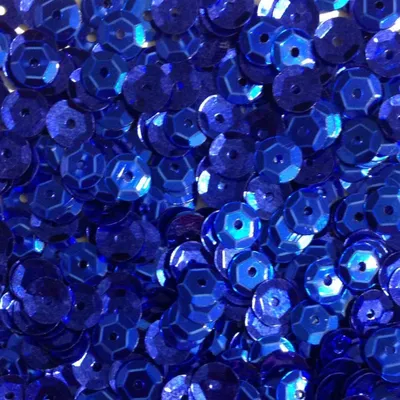 Produktbild von Oblique Unique 1400 Pailletten Konfetti gewölbt - dunkelblau