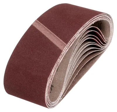 Image de Lot de 12 bandes abrasives de 76 mm x 533 mm, grain 180