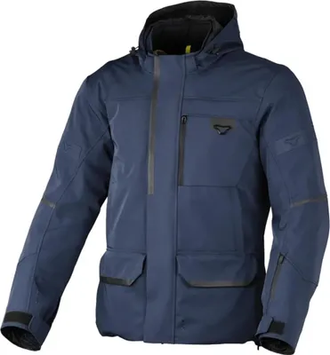 Immagine prodotto di Giacca da moto impermeabile in tessuto Macna Mondo 2.0, blu scuro, M