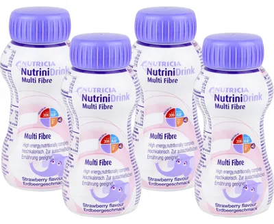 Obrázok produktu pre Nutrini Drink Multi Fibre s príchuťou jahody 200 ml