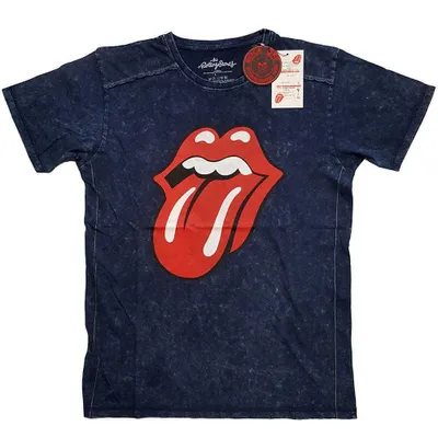 Produktbild von The Rolling Stones Classic Tongue Navy Blue 2XL T-Shirt