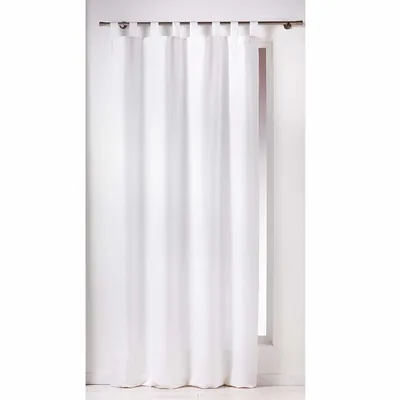 Produktbild von Vorhang mit Schlaufen aus einfarbigem Polyester