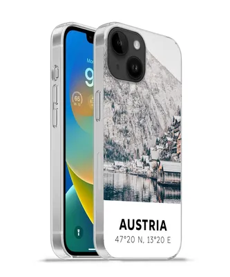 Produktbild von MuchoWow® Handyhülle Schutzhülle Hülle für Apple iPhone 14 - Softcase Österreich - Wasser - Berge - Alpen Silikon Softcase Handy Hülle - Mobiltelefonhülle