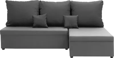 Produktbild von Ecksofa mit Schlaffunktion BODO - Hellgrau/Dunkelgrau
