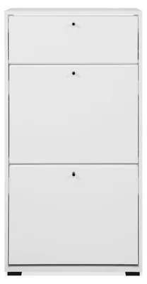 Productafbeelding van Finori schoenenrek Lüneburg 49, wit, afmetingen: 58x111x25 cm